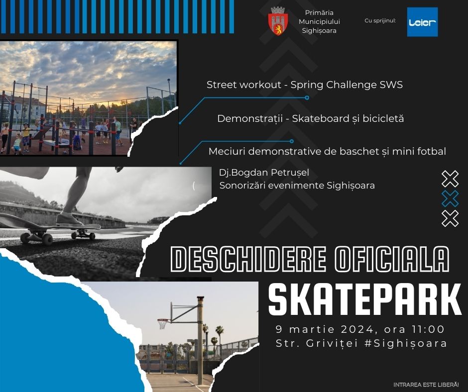 Deschiderea oficială a Skatepark-ului
